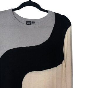 Marimekko x Uniqlo Abstract Print Long Sleeve Sweater Dress - Size L
